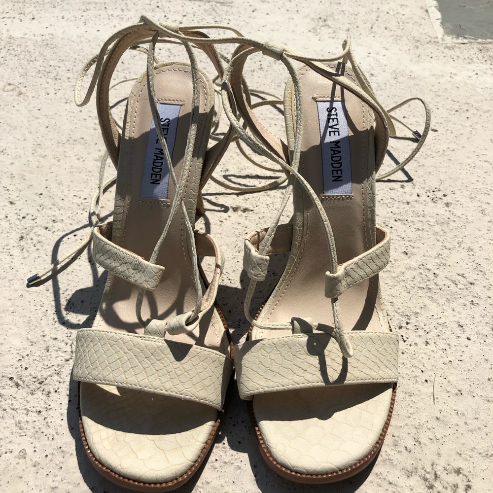 Steve Madden lace up heels